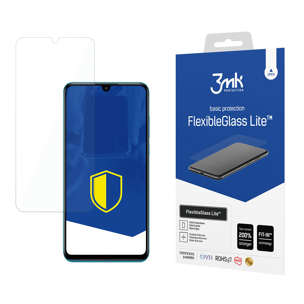 Film de protection d'écran 3MK FlexibleGlass Lite pour Huawei P30 lite New Edition / P30 lite, Flexible Glass, Full Glue