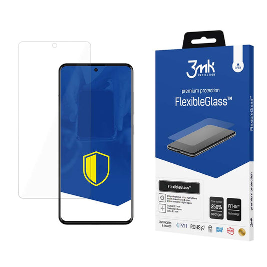 Film de protection d'écran 3MK FlexibleGlass pour Samsung Galaxy A52s 5G A528 / A52 5G A526 / A52 A525, Verre Flexible, Collage Complet