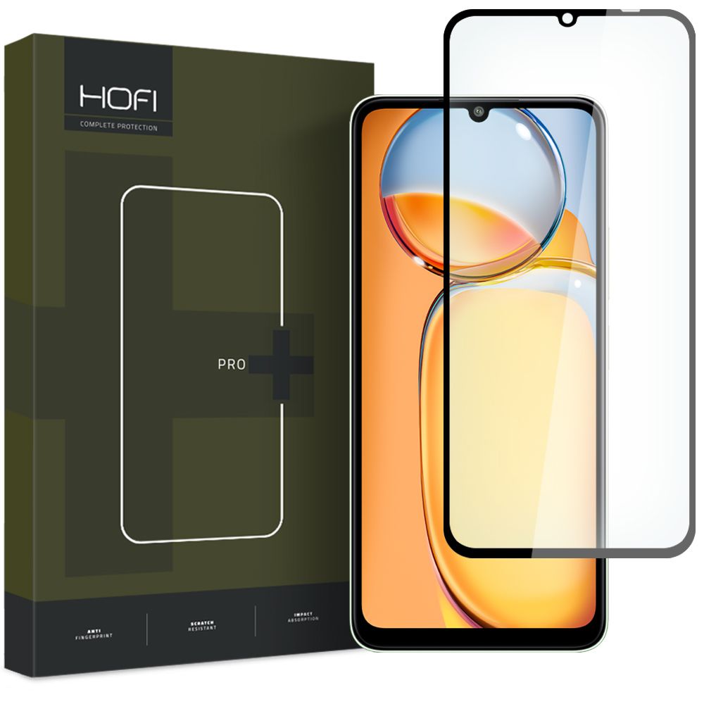 Protection d'écran HOFI PRO+ pour Xiaomi Redmi 13C 5G / 13C / Poco C65, Verre blindé, Full Glue, 2.5D, Noir