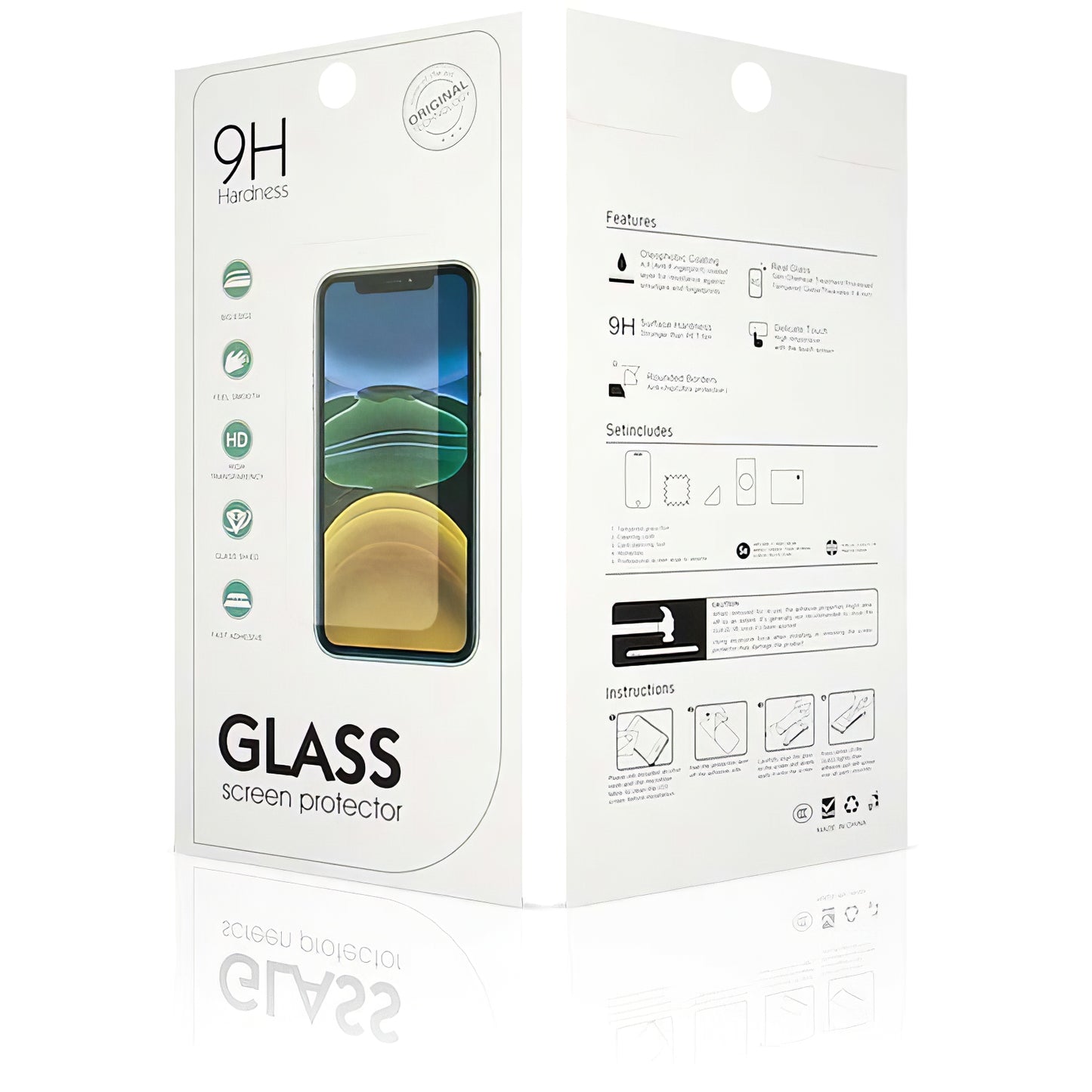 Film de protection d'écran OEM pour Xiaomi Redmi A3, Glass Shielded, Full Glue, 2.5D