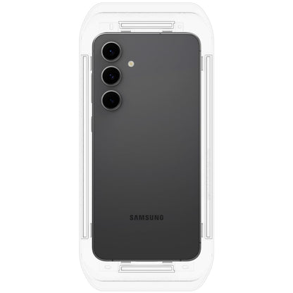 Spigen EZ FIT Film de protection d'écran pour Samsung Galaxy S24 FE S721, protection en verre, collage intégral, lot de 2 pièces AGL08729 