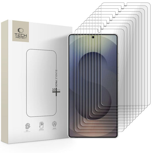 Film de protection d'écran Tech-Protect pour Samsung Galaxy S26 Ultra S948, Verre Trempé, Full Glue, Lot de 10 pièces