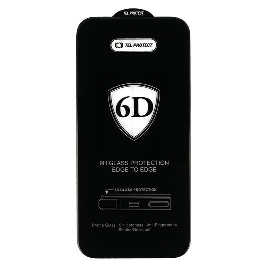 Film de protection d'écran OEM pour Samsung Galaxy S26 S942, Verre trempé, Collage complet, 6D, Noir