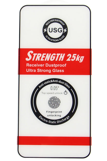 Film de protection d'écran OEM Ultra Strong 25KG pour Samsung Galaxy S25 Ultra S938, Verre Trempé, Collage Complet, 2.5D, Noir