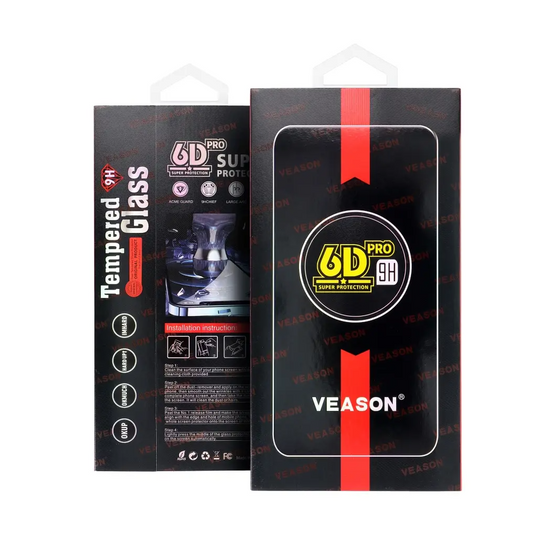 Film de protection d'écran Veason PRO pour Samsung Galaxy A56 A566 / A36 A366, Verre trempé, Collage complet, 6D, Noir
