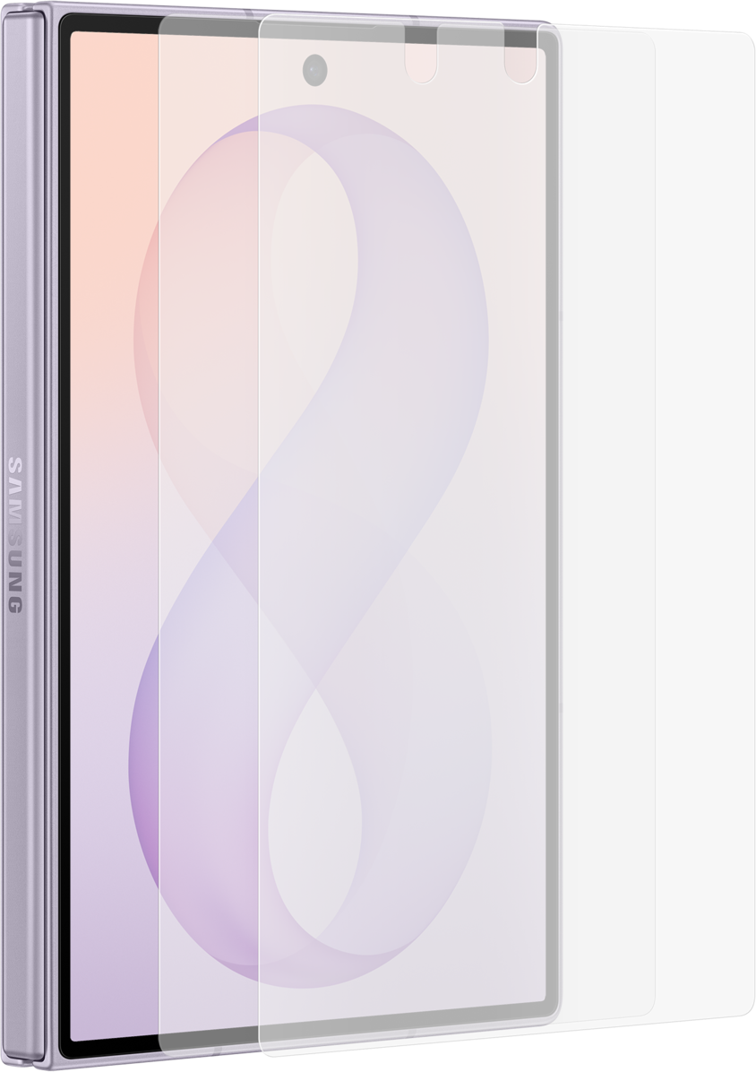 Film de protection d'écran extérieur anti-reflet pour Samsung Galaxy Z Fold8 F971, plastique, lot de 2 pièces EF-UF971CTEGWW