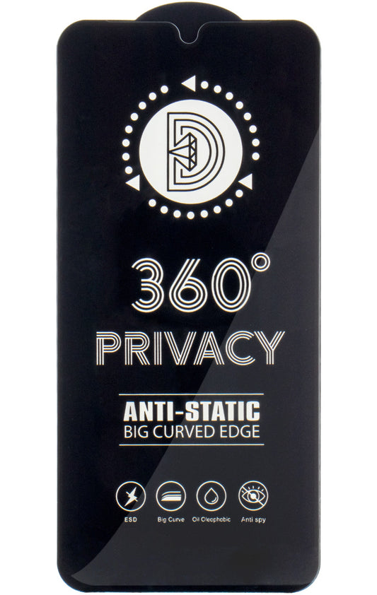 OEM 360 Privacy Screen Protector for Samsung Galaxy A37 5G, Tempered Glass, Full Glue