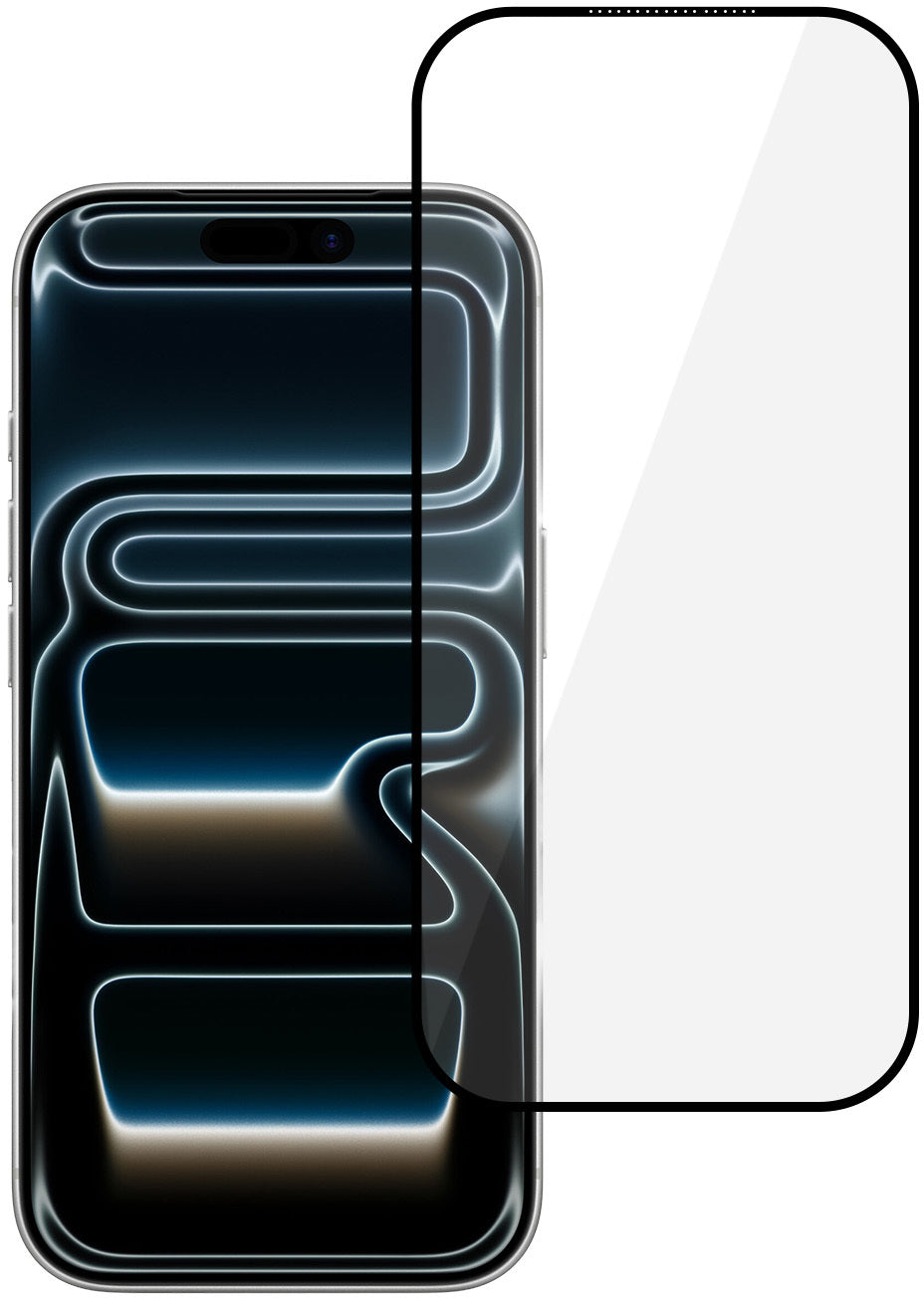Protection d’écran Tel Protect 10X HD DLC Diamond Coating pour Apple iPhone 18 Pro Max / 17 Pro Max, verre trempé, adhésif intégral, noir