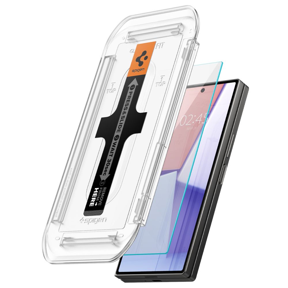 Protection d'écran Spigen EZ FIT pour Samsung Galaxy Z Fold6 F956, Verre blindé, Full Glue, Set 2 pieces, 2.5D, 2.5D, Outer Screen AGL07969 