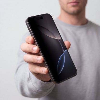 Film de protection d'écran Privacy Tech-Protect OneTouch pour Apple iPhone 18 Pro, Verre trempé, Collage intégral, Lot de 2 pièces