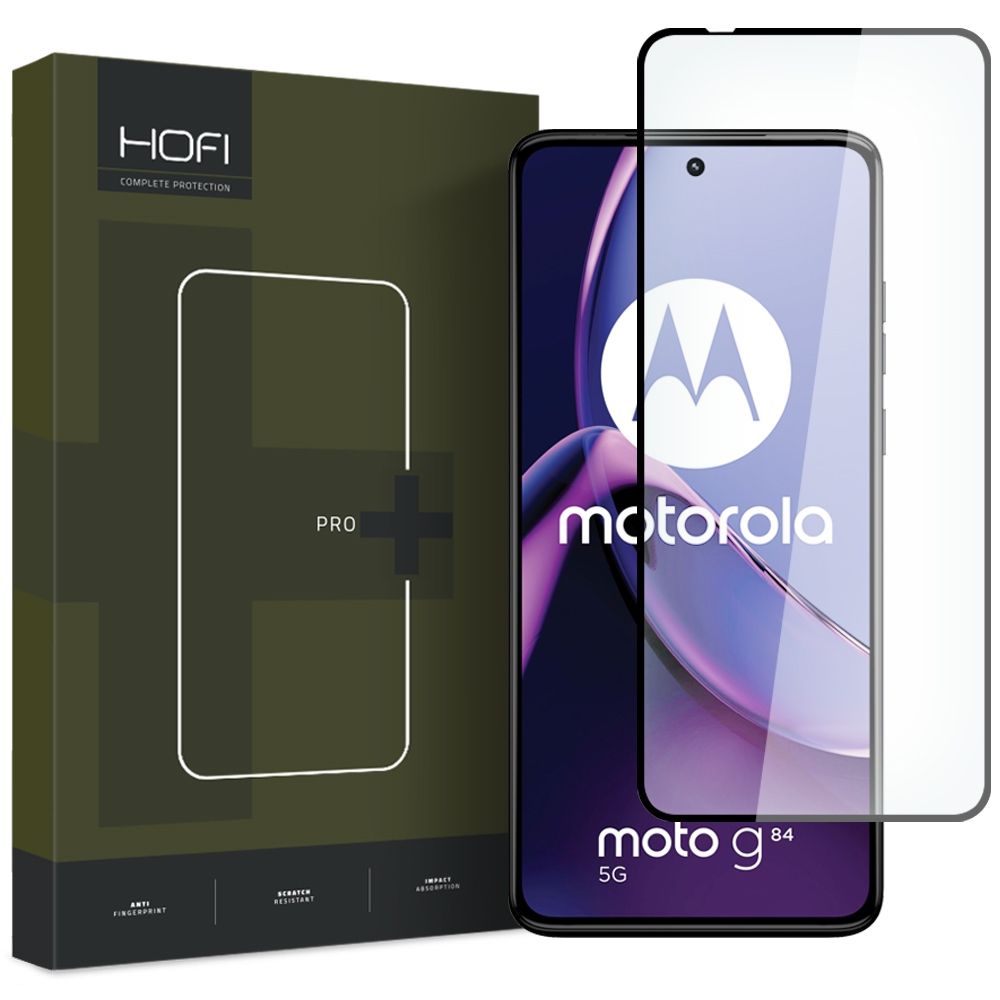 Film protecteur d'écran HOFI PRO+ pour Motorola Moto G84, Film protecteur d'écran, Verre, Full Glue, Noir 