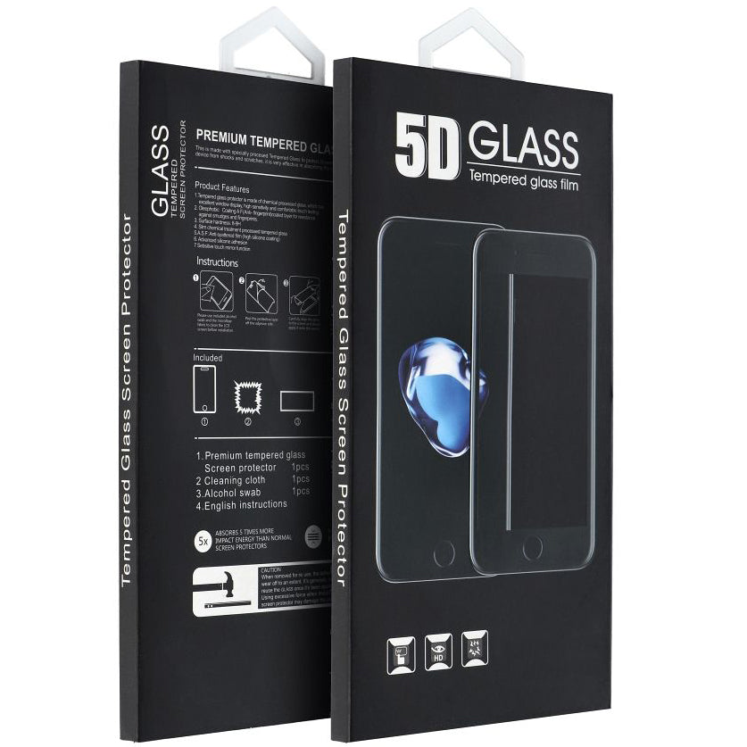 OEM Privacy Screen Protector for Apple iPhone 16 Pro, Full Glue, 5D, Glass Protected, 5D 