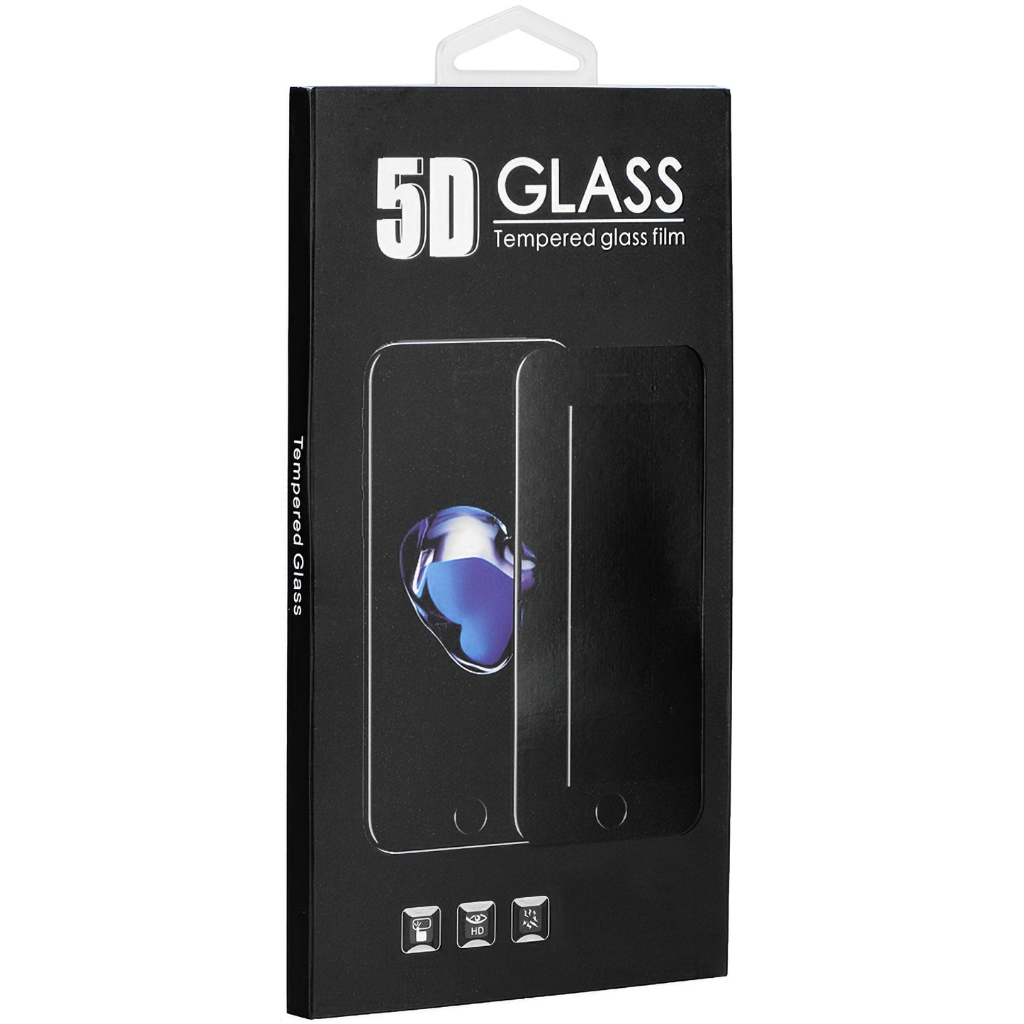 Film de protection d'écran OEM pour Samsung Galaxy S24 FE S721, Shielded Glass, Full Glue, 5D, Black 