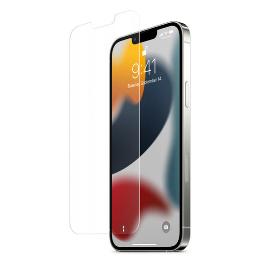 Film de protection d'écran Spigen GlastR EZ FIT pour Apple iPhone 17e / 16e / 14 / 13 Pro, Verre Trempé, Full Glue, Lot de 2 pièces AGL03385