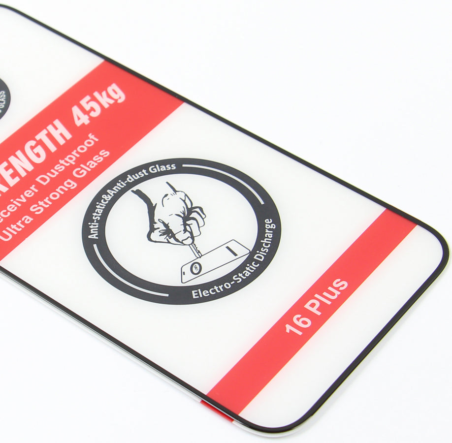 Film de protection d'écran OEM Ultra Strong 45KG pour Samsung Galaxy A54 A546, Verre Trempé, Collage Complet, 2.5D, Noir