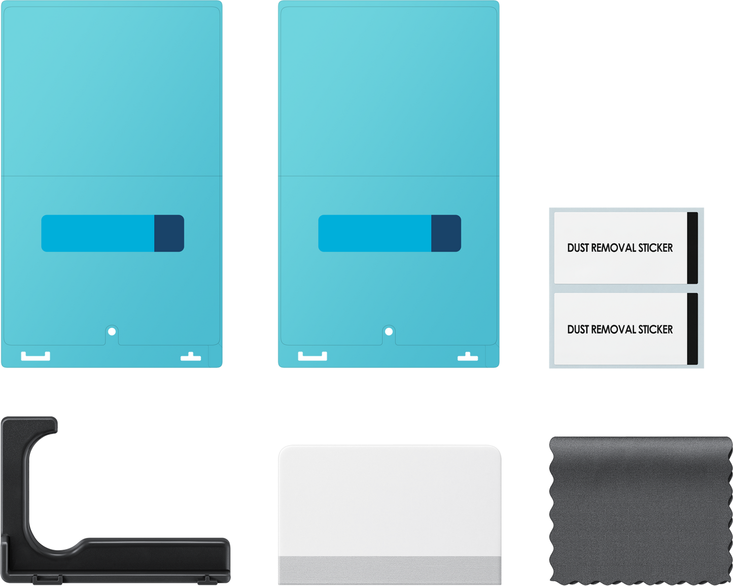 Film de protection d'écran extérieur anti-reflet pour Samsung Galaxy Z Fold8 F971, plastique, lot de 2 pièces EF-UF971CTEGWW