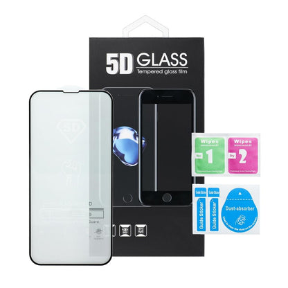 Protection d’écran Privacy OEM pour Apple iPhone 17, verre trempé, Full Glue, 5D, noir