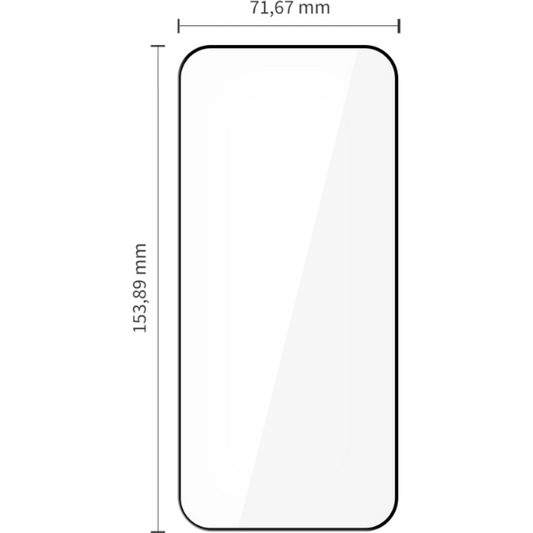 Film de protection d'écran Tech-Protect FIT+ pour Xiaomi Poco F8 Ultra, Verre Trempé, Collage Complet, Lot de 2 pièces, 2.5D, Noir