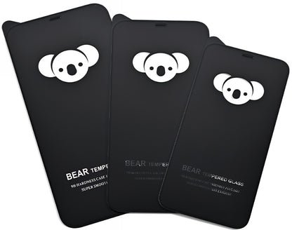 Film de protection d'écran Bear HD pour Apple iPhone 17 Air, Verre trempé, Collage intégral, Noir