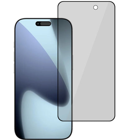 Film de protection d’écran Privacy Tel Protect 10X Plus Titanium pour Apple iPhone 17 Pro, verre trempé, adhésif intégral