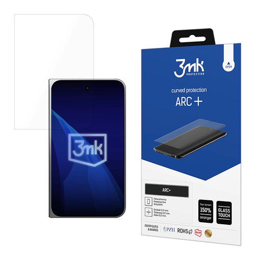 Film de protection pour écran extérieur 3MK ARC+ pour Apple iPhone Duo, plastique