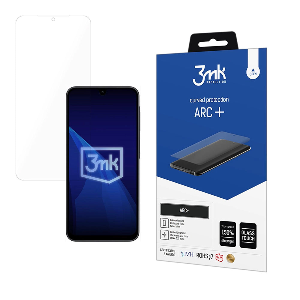 Film de protection d'écran 3MK ARC+ pour Samsung Galaxy A17 4G / A17 5G / A16 5G A166 / A16 4G A165, Plastique