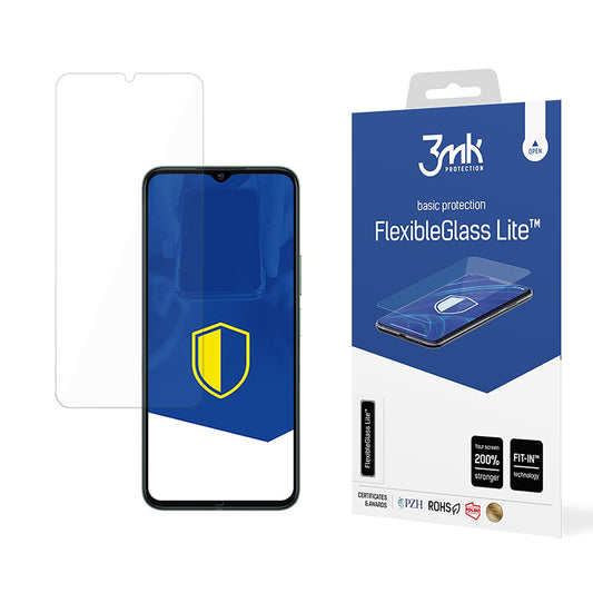 Film de protection d'écran 3MK FlexibleGlass Lite pour Honor X6b, Verre Flexible, Collage Complet