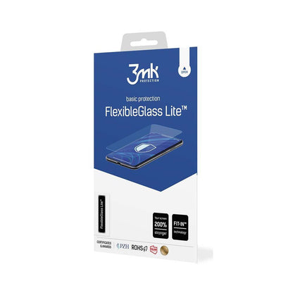 Film de protection d'écran 3MK FlexibleGlass Lite pour Realme Note 70T, Verre Flexible, Full Glue