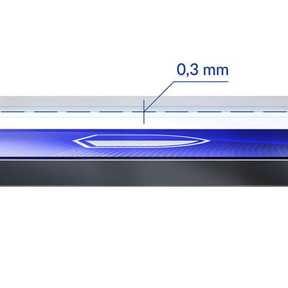Film de protection d'écran 3MK FlexibleGlass pour Apple iPhone 12 Pro Max, Verre Flexible, Collage Complet