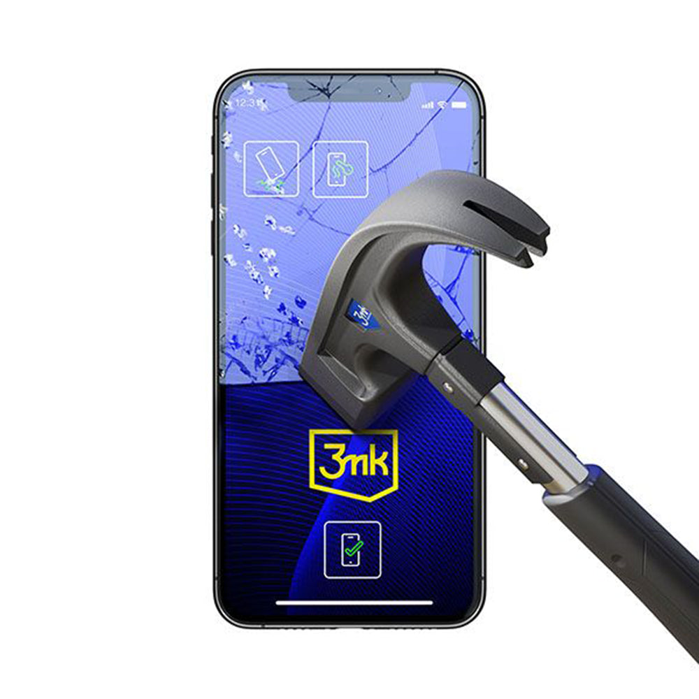 Film de protection d'écran 3MK FlexibleGlass pour Apple iPhone 13, Verre Flexible, Collage Complet