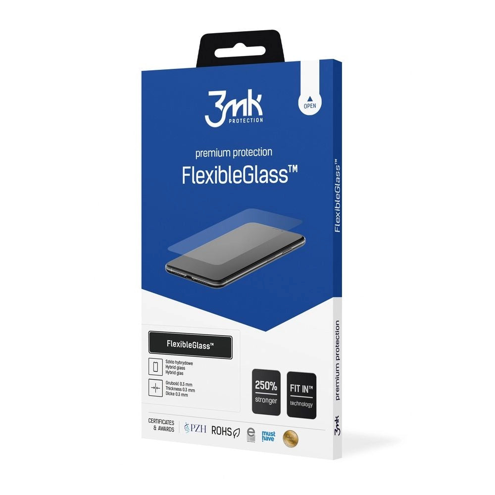 Film de protection d'écran 3MK FlexibleGlass pour Apple iPhone 17 Pro, Verre Flexible, Full Glue