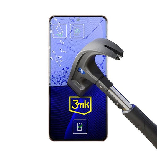 Film de protection d'écran 3MK FlexibleGlass pour Google Pixel 8 Pro, Verre Flexible, Collage Complet