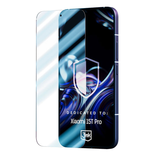 Film de protection d'écran 3MK FlexibleGlass pour Xiaomi 15T Pro, Verre Flexible, Full Glue