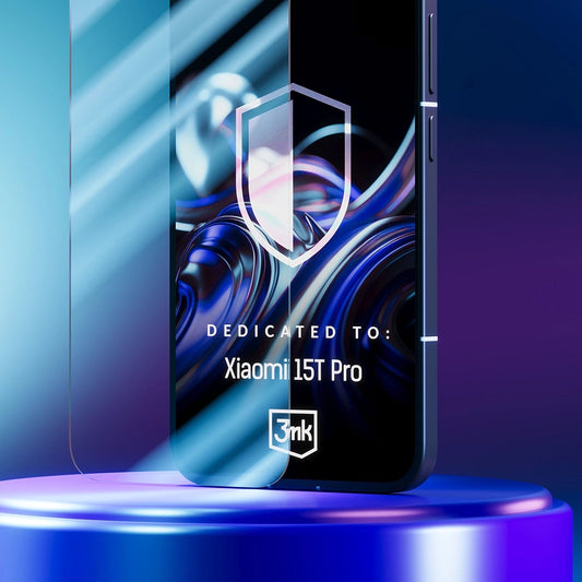 Film de protection d'écran 3MK FlexibleGlass pour Xiaomi 15T Pro, Verre Flexible, Full Glue