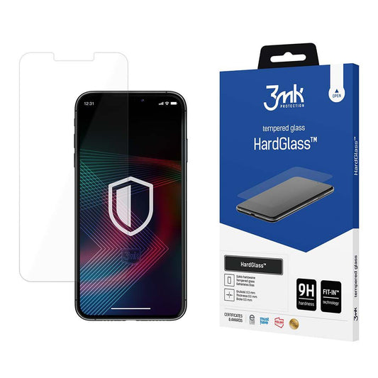 Film de protection d'écran 3MK HardGlass pour Honor 400 Lite, Verre Trempé, Collage Complet