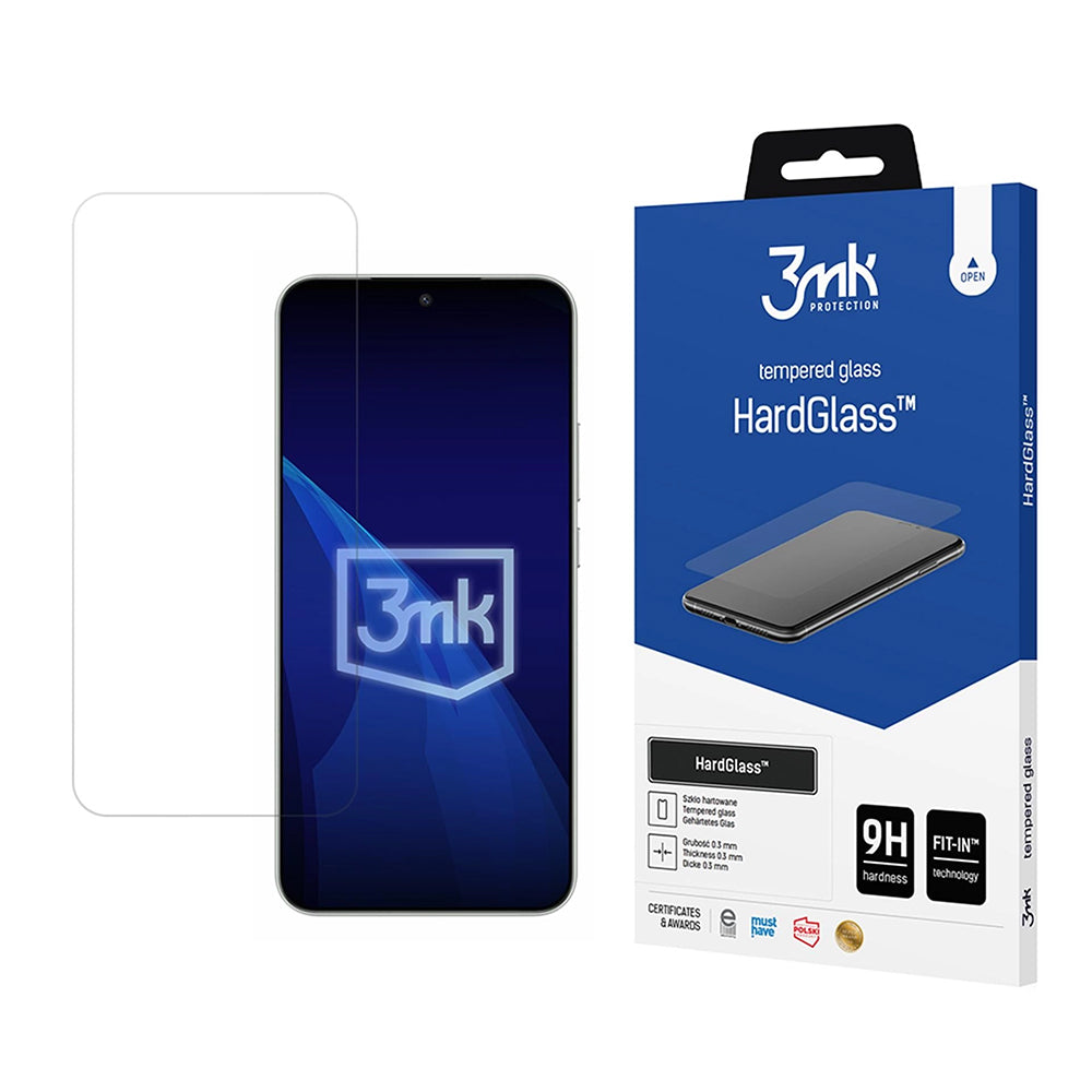 Film de protection d'écran 3MK HardGlass pour OnePlus 15, Verre Trempé, Full Glue