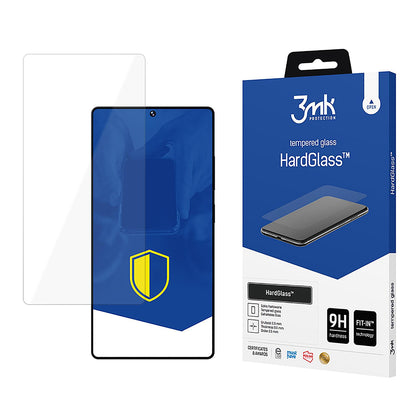 Film de protection d'écran 3MK HardGlass pour Samsung Galaxy S25 Ultra S938, Verre Trempé, Collage Complet