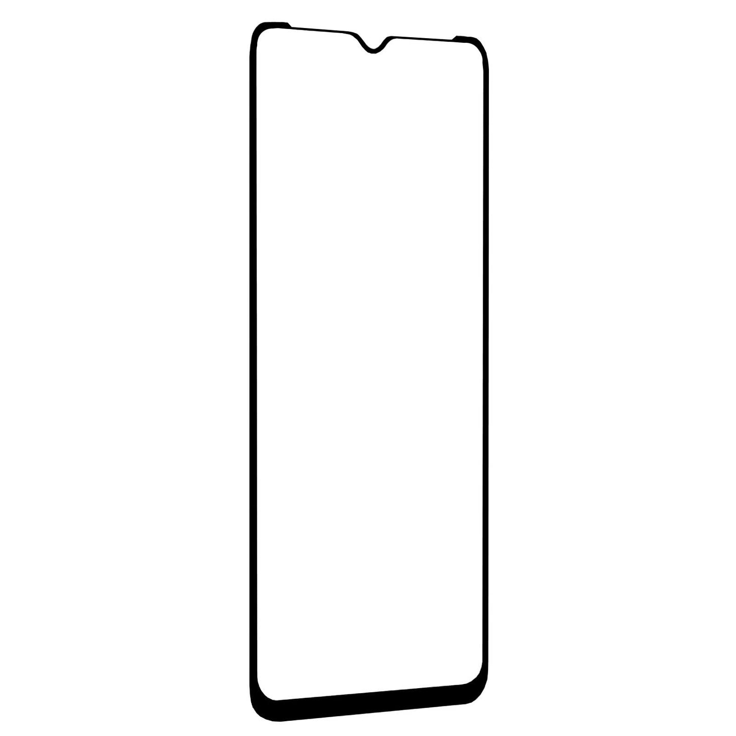 Film de protection d'écran Blue Shield pour Samsung Galaxy A23 5G A236, Verre Trempé, Colle Complète, Compatible avec les Coques, Noir