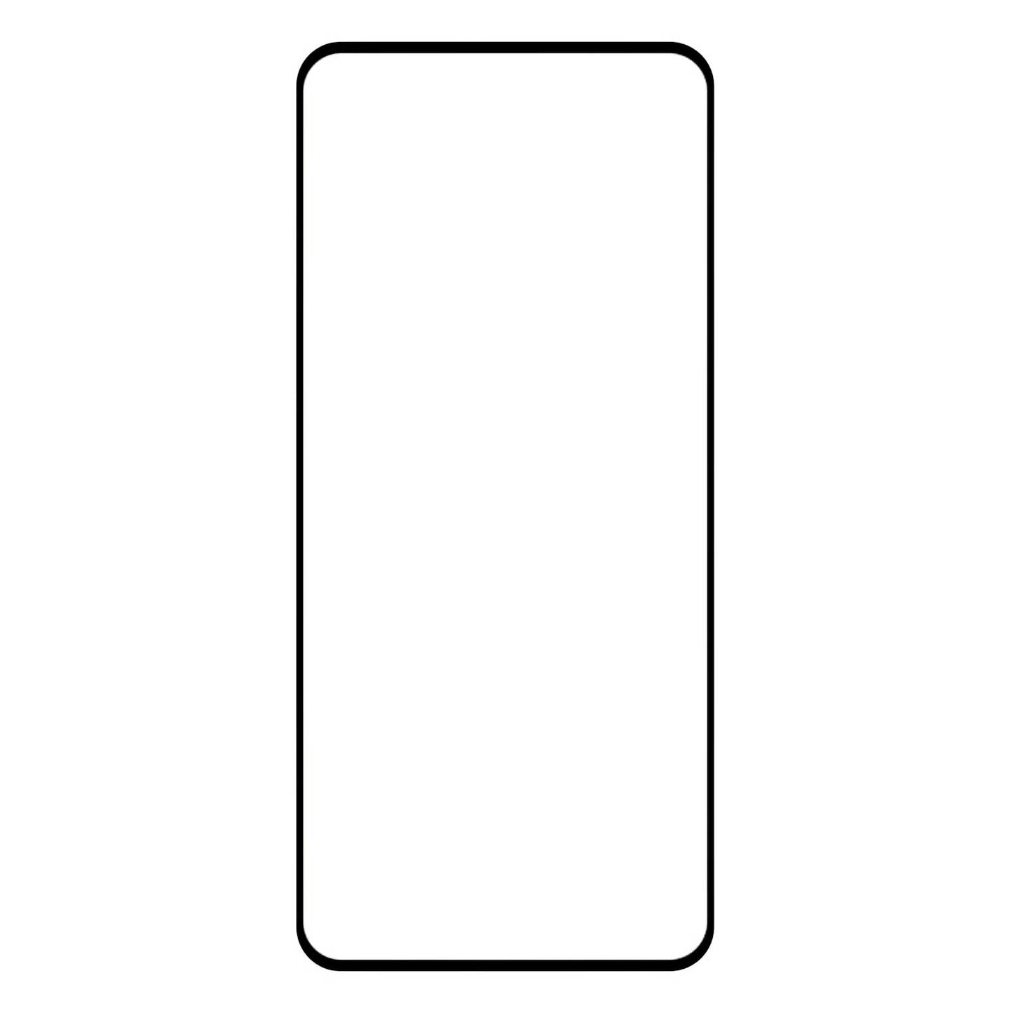 Film de protection d'écran Blue Shield pour Motorola Edge 40 Neo, Verre Trempé, Colle sur les Bords, Compatible avec les Coques, Noir