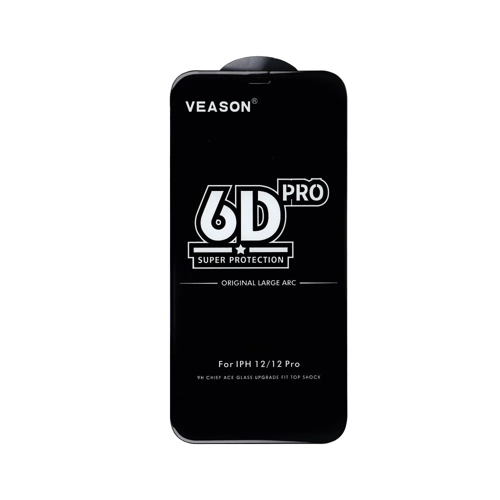Film de protection d'écran Veason PRO pour Samsung Galaxy A55 5G A556 / A35 5G A356, Verre trempé, Full Glue, 6D, Noir