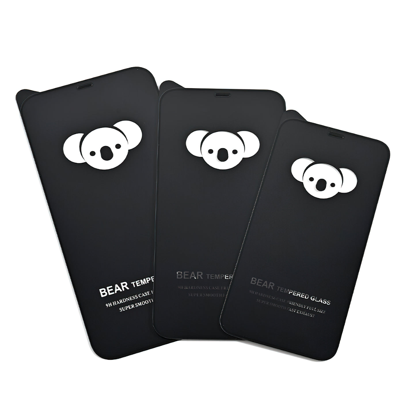Bear HD Screen Protector Film for Samsung Galaxy A17 4G / A17 5G / A16 5G A166 / A16 4G A165, Tempered Glass, Full Glue, Black