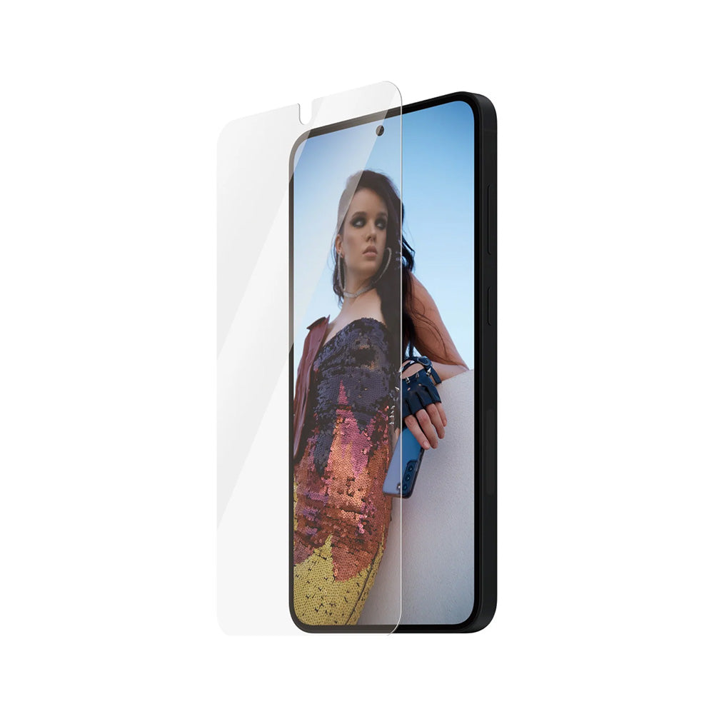 Film de protection d'écran PanzerGlass Safe. Ultra-Wide Fit EasyAligner pour Samsung Galaxy S25+ S936, Verre Sécurisé, Collage Complet, Reconditionné