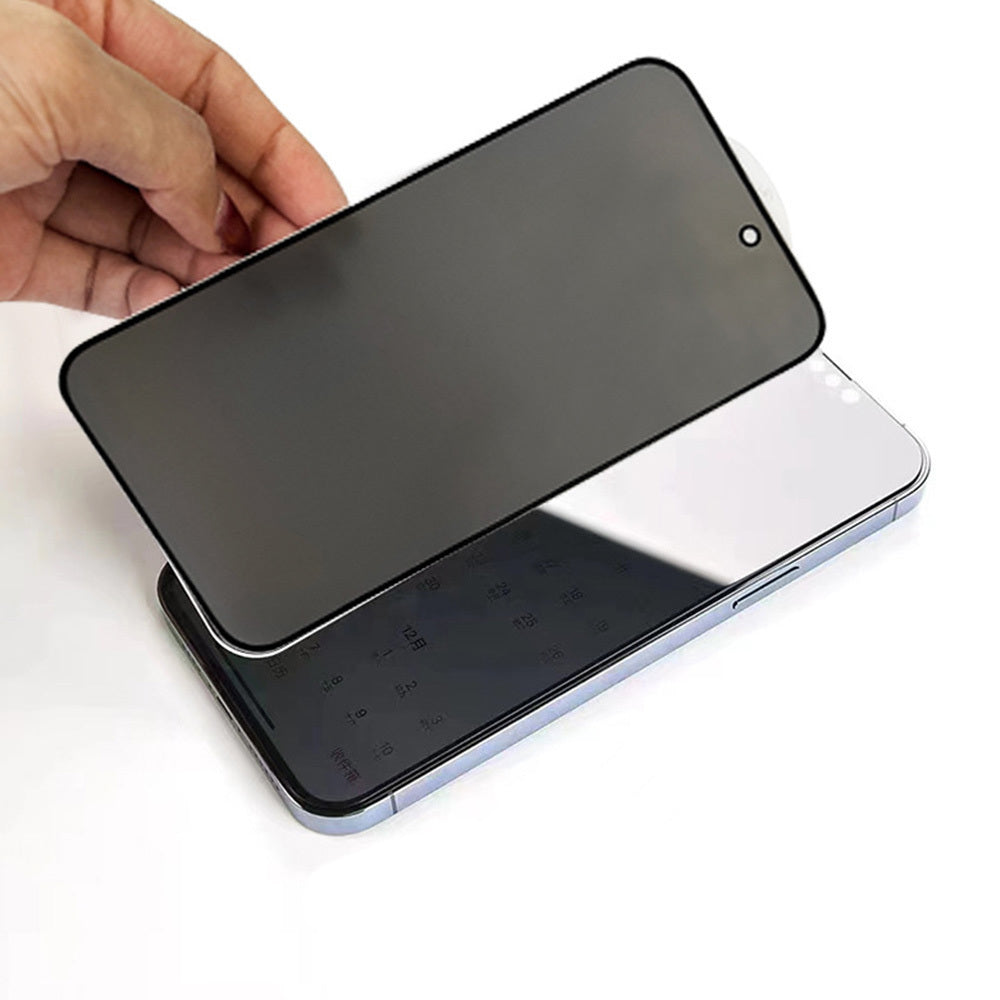 Film de protection d'écran Privacy OEM pour Apple iPhone 17, Verre trempé, Collage complet
