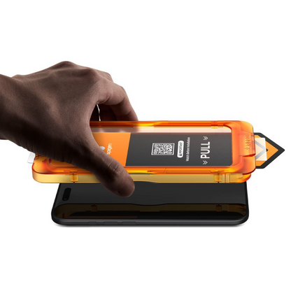 Film de protection d'écran Spigen GlastR Align Master Slim pour Apple iPhone 17 Pro, Verre Trempé, Full Glue, Set de 3 pièces AGL10103