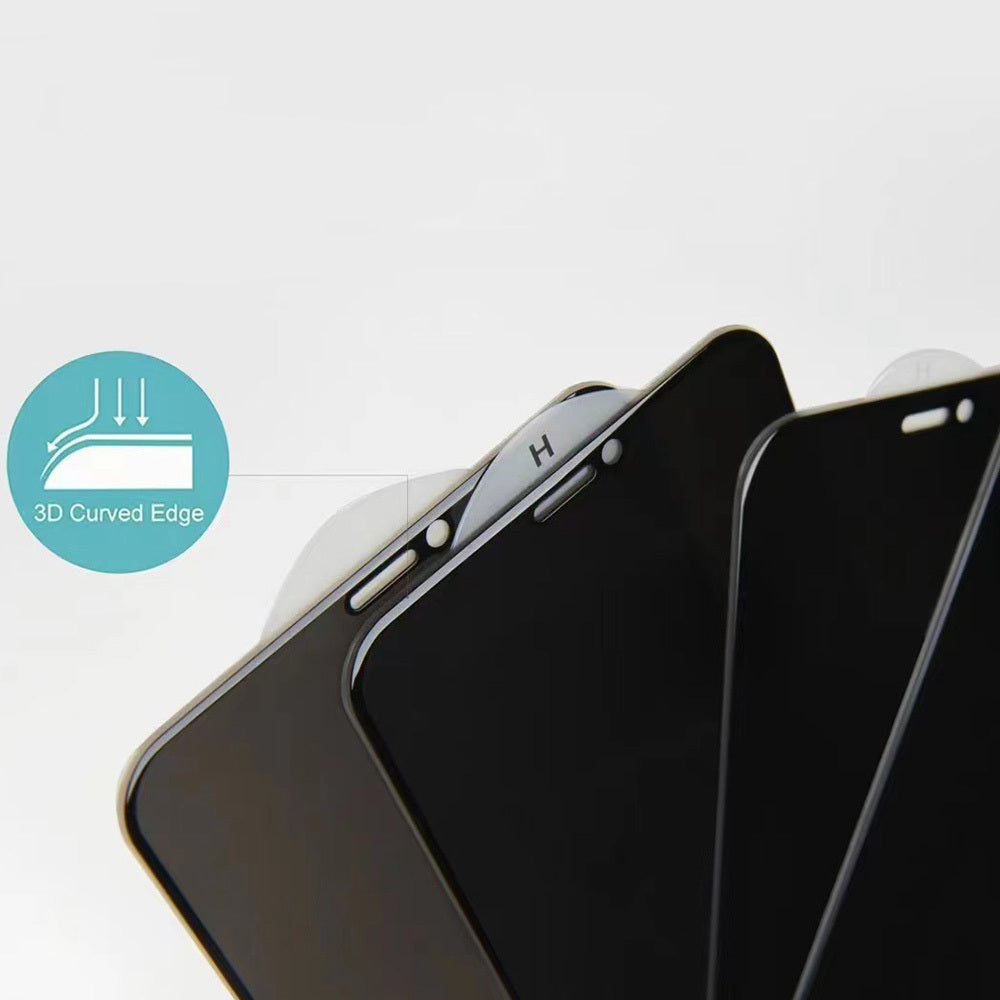 Film de protection d'écran Privacy OEM pour Apple iPhone 17, Verre trempé, Collage complet