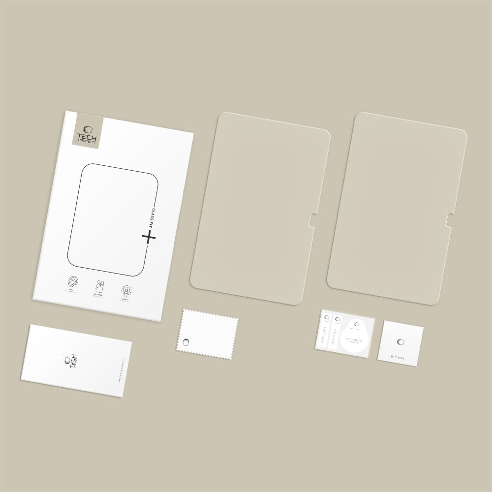 Film de protection d'écran Tech-Protect FIT+ pour Samsung Galaxy Tab S11 Ultra / Tab S10 Ultra, Verre Trempé, Full Glue, Lot de 2 pièces, 2.5D