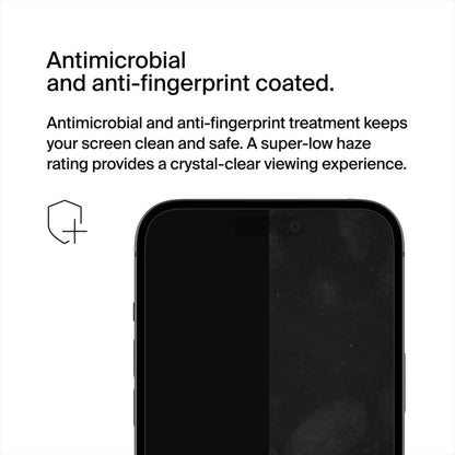 Film de protection d'écran Belkin ScreenForce UltraGlass 2 pour Apple iPhone 15 Pro Max, Verre trempé, Full Glue OVA134zz