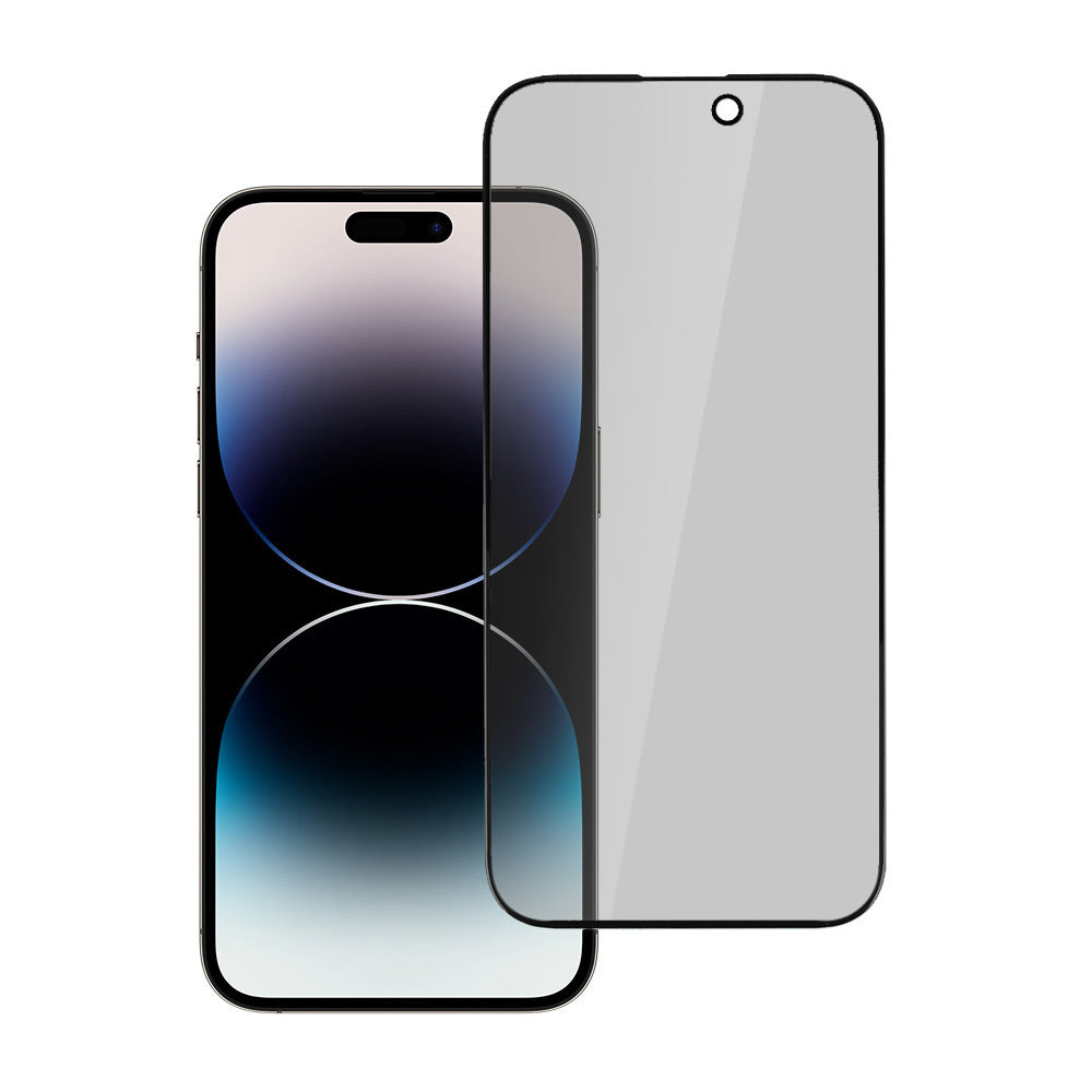 Film de protection d'écran Privacy OEM pour Apple iPhone 17, Verre trempé, Collage complet