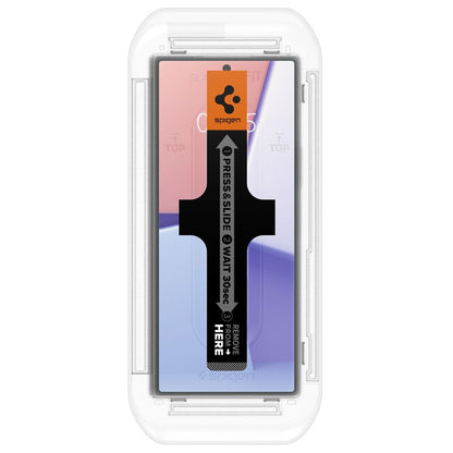 Protection d'écran Spigen EZ FIT pour Samsung Galaxy Z Fold6 F956, Verre blindé, Full Glue, Set 2 pieces, 2.5D, 2.5D, Outer Screen AGL07969 