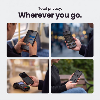 Film de protection d'écran Privacy Tech-Protect OneTouch pour Apple iPhone 18 Pro Max, Verre trempé, Collage intégral, Lot de 2 pièces